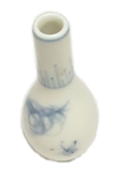 Asian Style Ceramic Miniature Vases 3 1/16" x 1 5/16"
