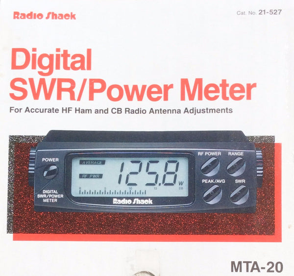 RadioShack Digital SWR/Power Meter MTA-20 (21-527)