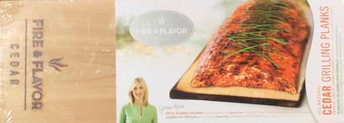 Fire & Flavor All Natural Cedar Grilling Planks