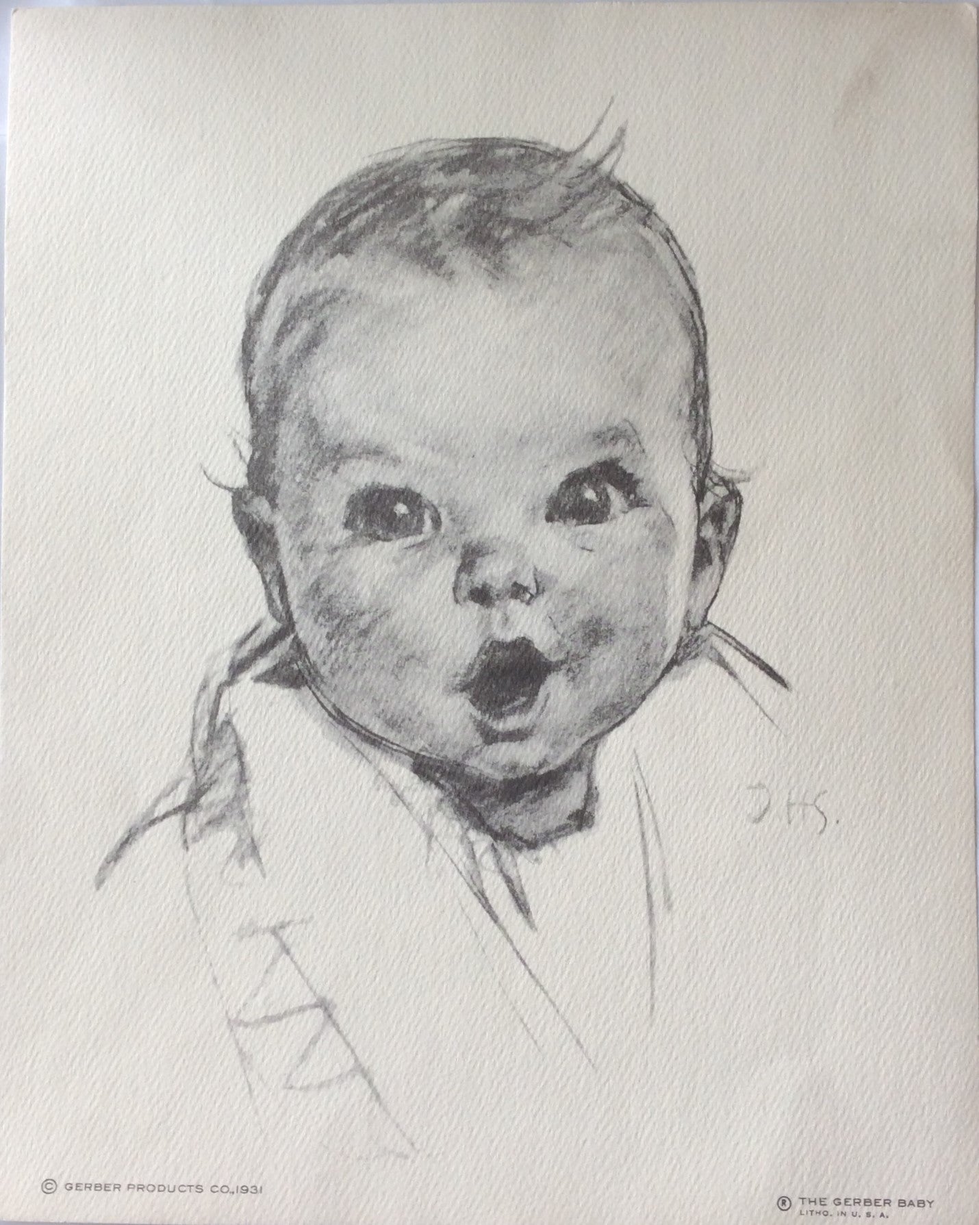 The Original Gerber Baby 8 x 10 Print 1931