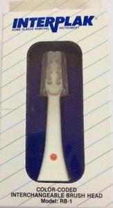 Interplak, Color-Coded Interchangeable Brush Head, Model:RB-1