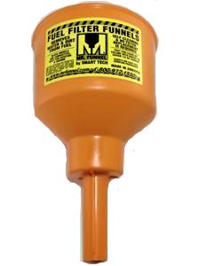 Mr. Funnel Portable Fuel Filter F3NC Orange