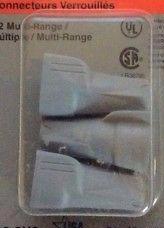 GB Electrical Hex-Lok Wire Connectors, 3 Pk, Grey