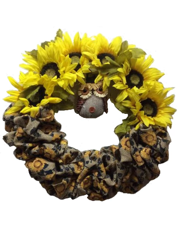 Fall Wreath Sunflower Country Wreath