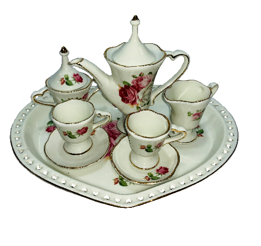 Porcelain Tea Set - 10 Piece