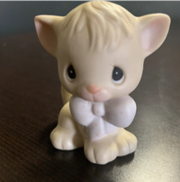 Precious Moments Jonathan and David Cat Figurine 1982