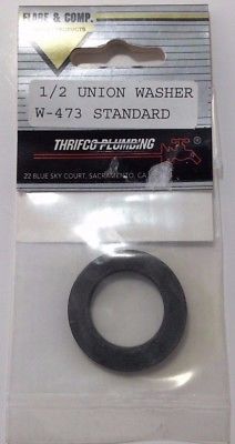 Thrifco Plumbing Union Washer - Flat Rubber Washer, W-473