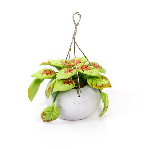 Timeless Minis - Handmade Hanging Greenery Basket - 1.5 x 2 inches