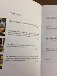 America's Williamsburg Booklet