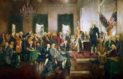 "Scene At The Signing Of The U.S. Constitution" Poster 8 x 10 By Howard Chandler Christy