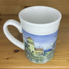 Gibson Everyday Stoneware 14oz. Mug Coastal Scene Lighthouse Signed Debi Hron 2004