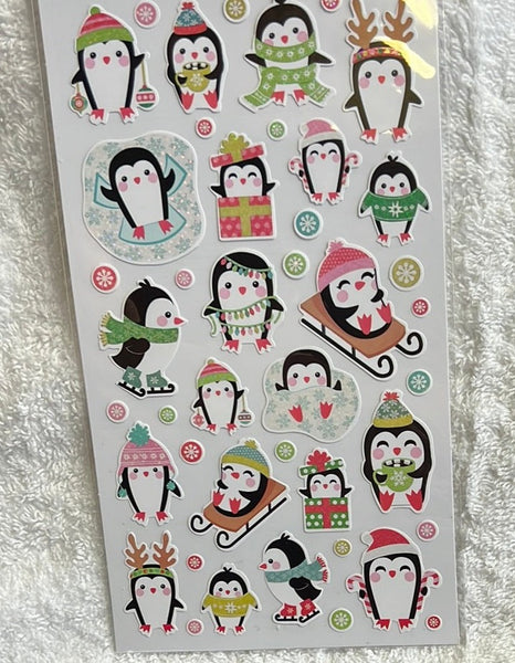Christmas Recollections  Stickers - Winter Penguins
